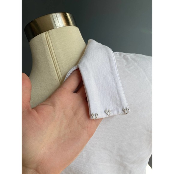 Bebe white one shoulder top, XS - Picture 4 of 11